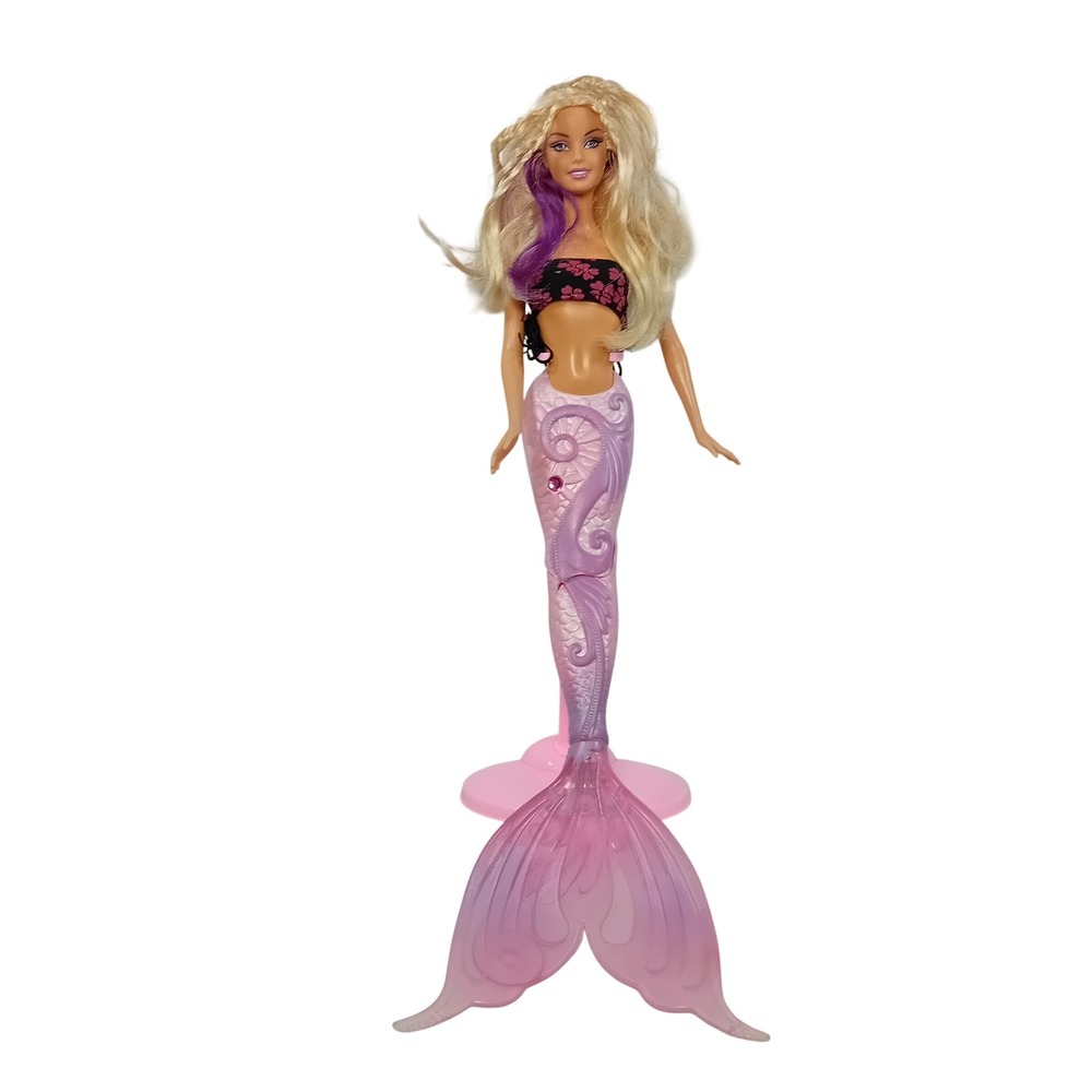 2003 Vintage Y2K Barbie Fairytopia Magical Mermaid Fashion Doll Tail V5822 READ